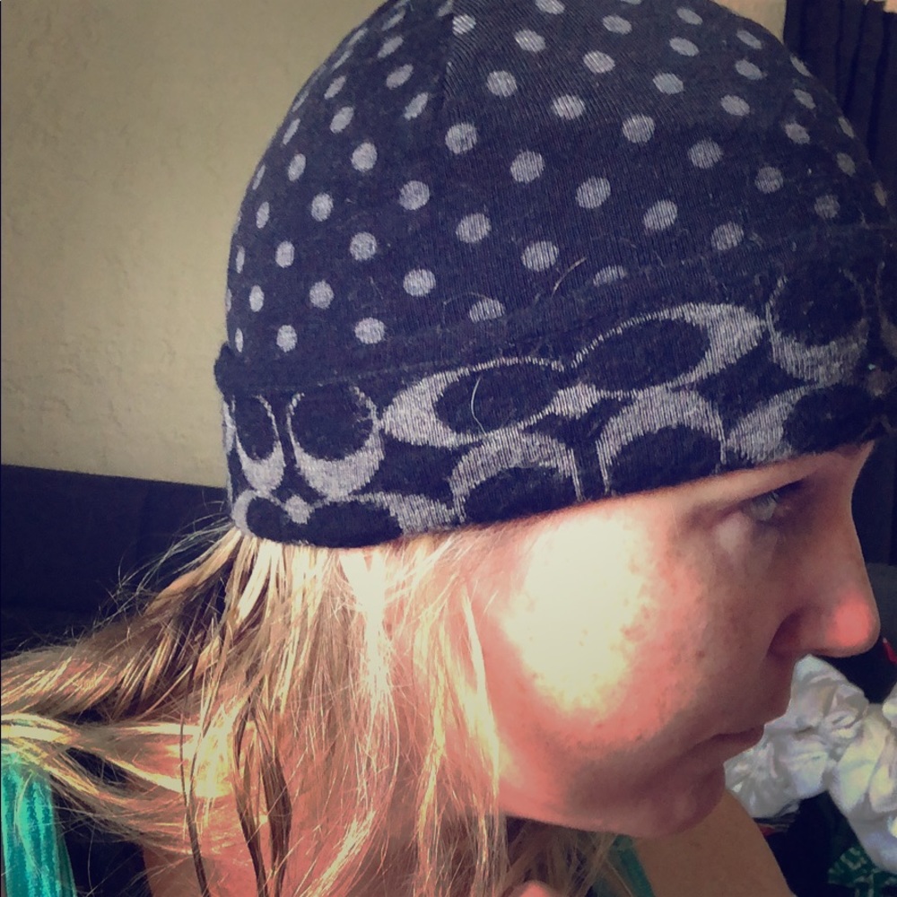 Reversible COACH beanie